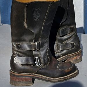 Chippewa Black Leather Men's Boots 6.5 D